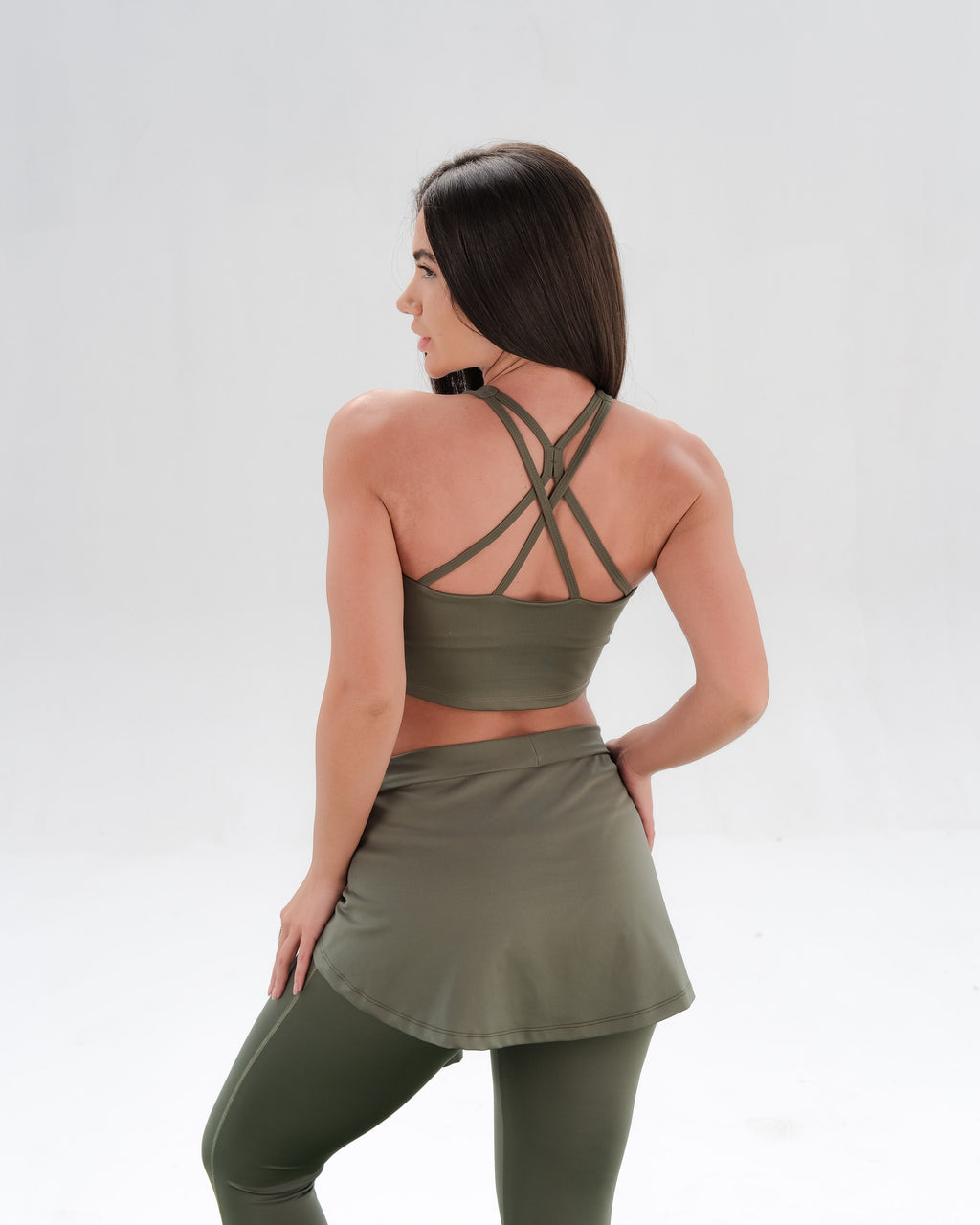 Strappy Back Active Crop Top