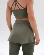 Tie Waist Active Skirt Cover