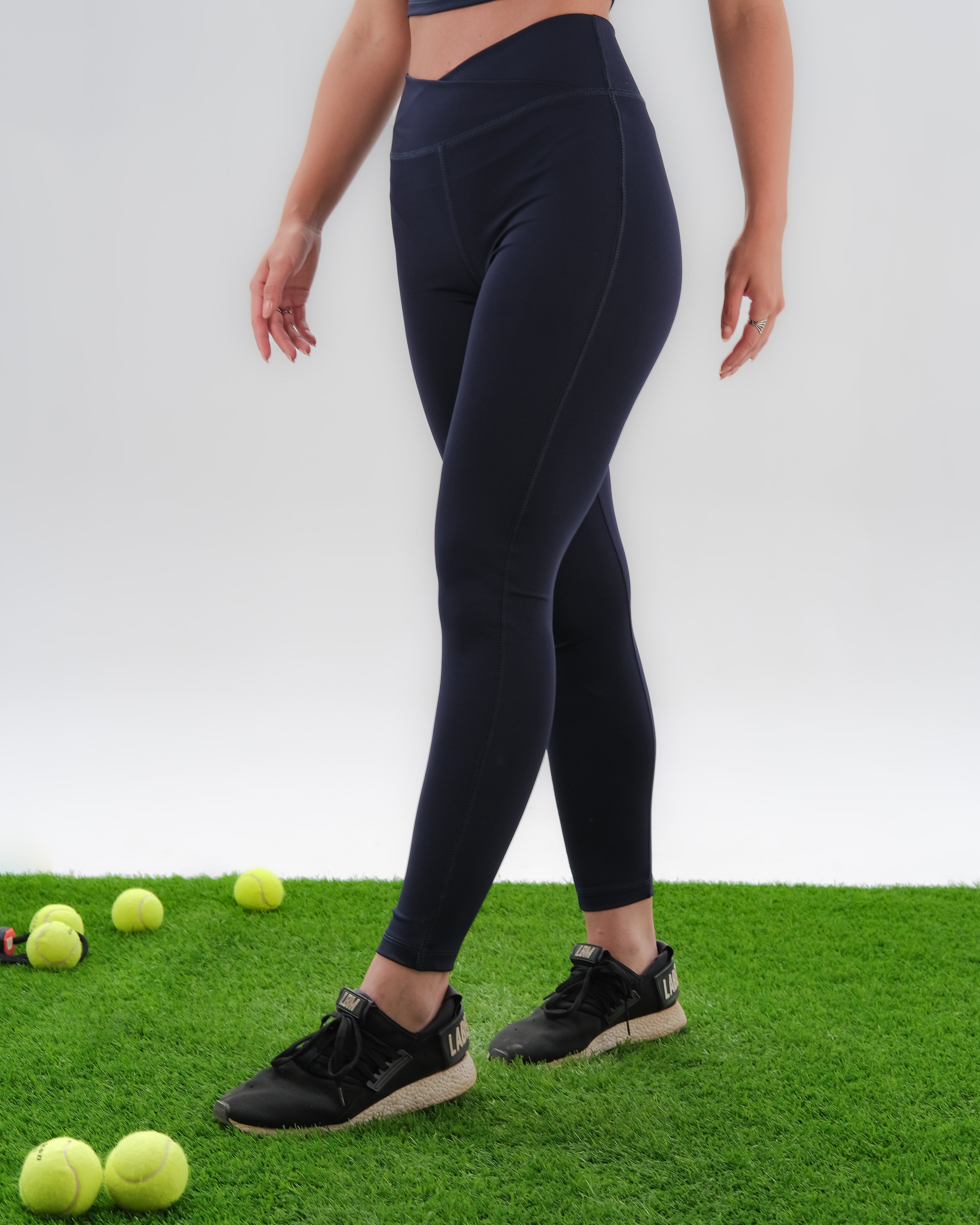 Cross Waist Active Leggings