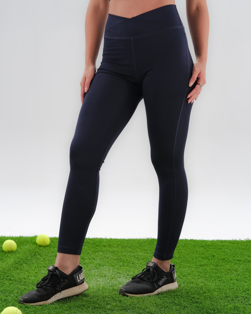 Cross Waist Active Leggings