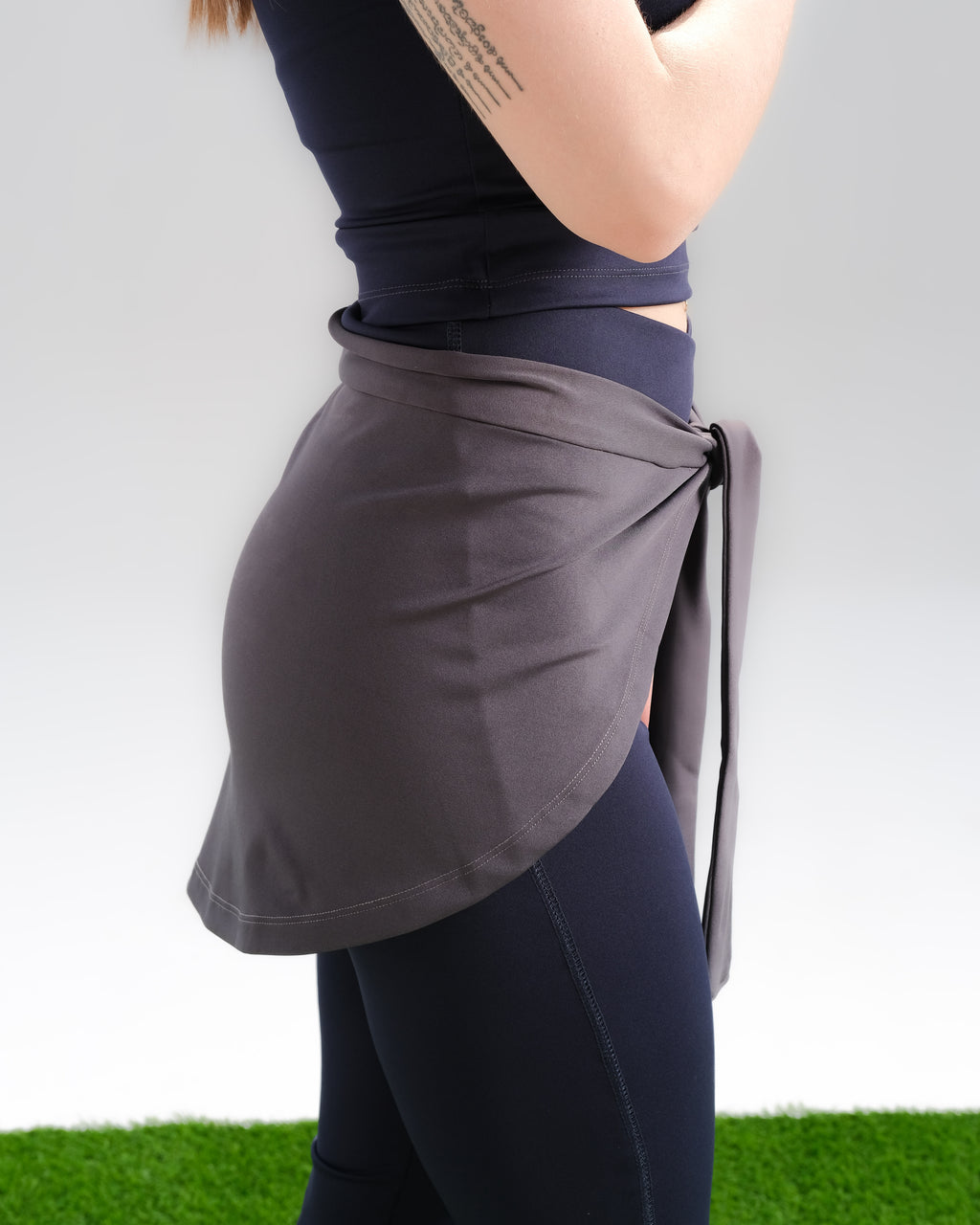 Tie Waist Active Skirt Cover