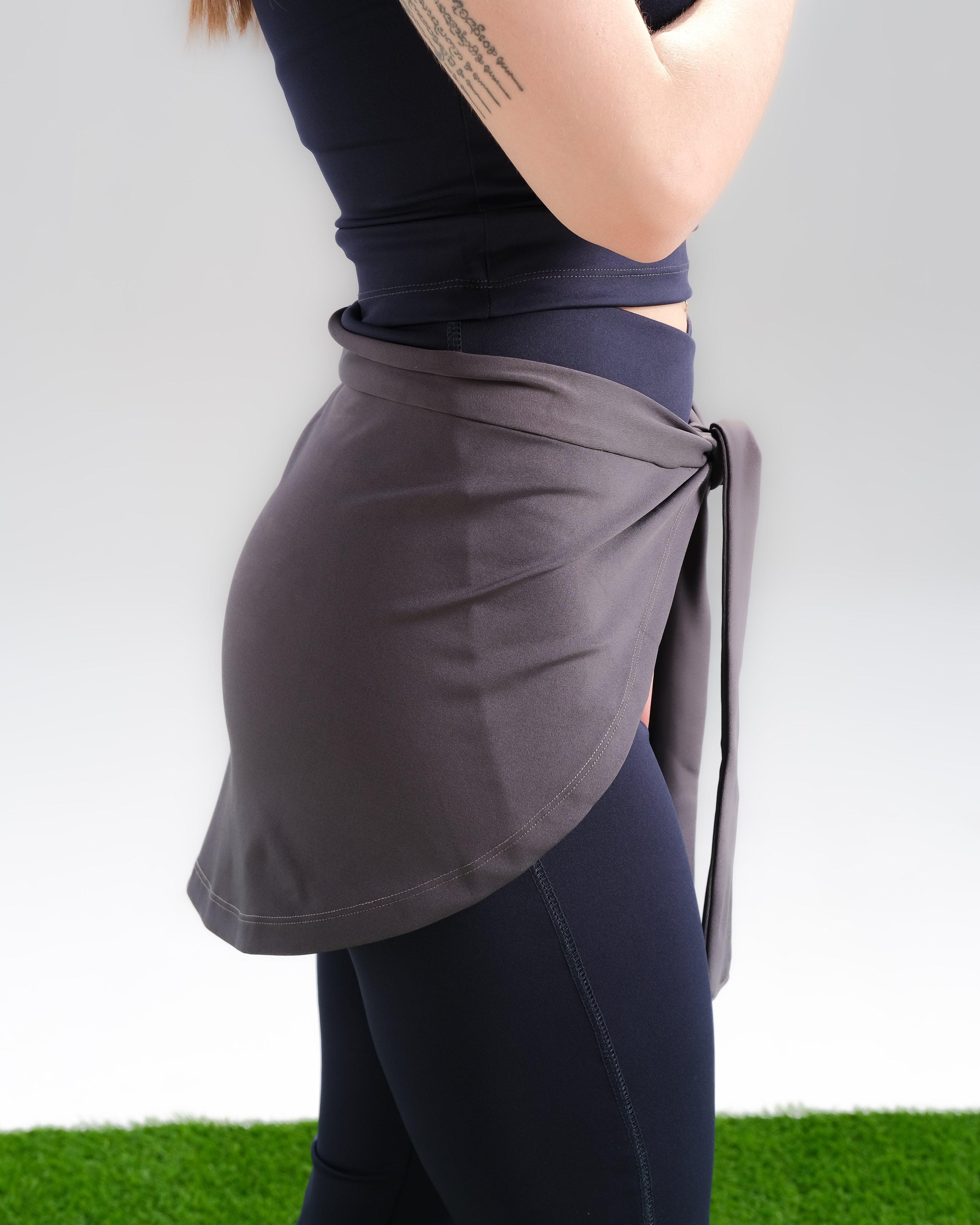 Tie Waist Active Skirt Cover