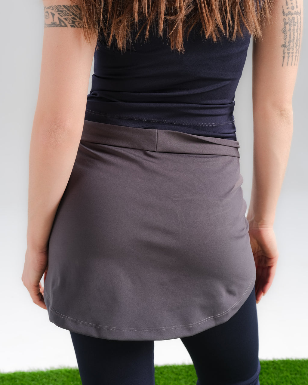 Tie Waist Active Skirt Cover