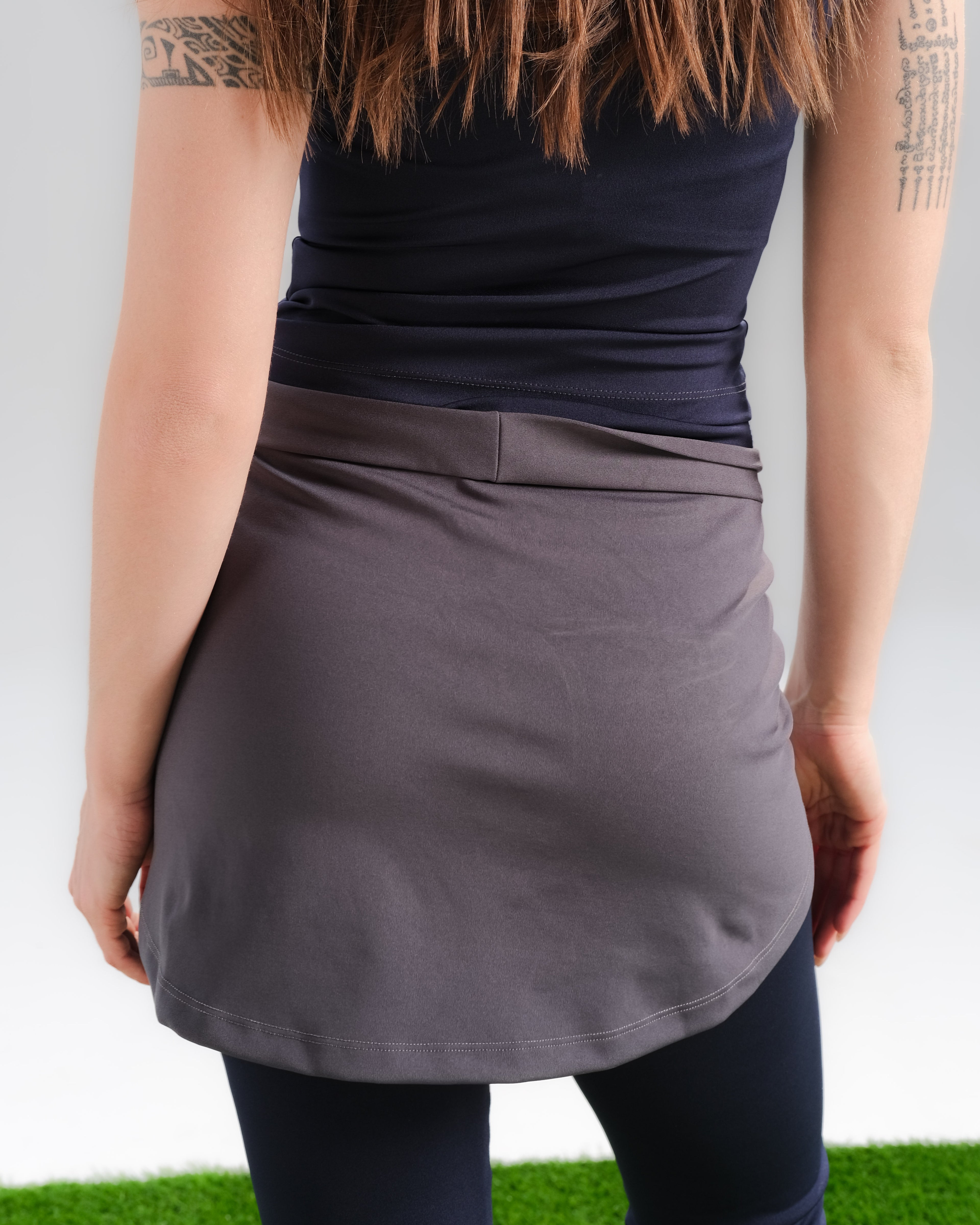 Tie Waist Active Skirt Cover