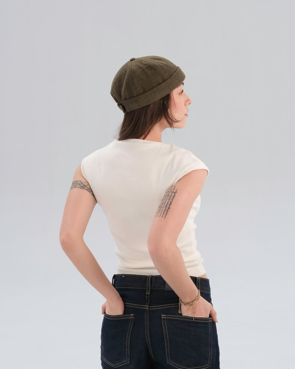 Cap Sleeve Ribbed Top