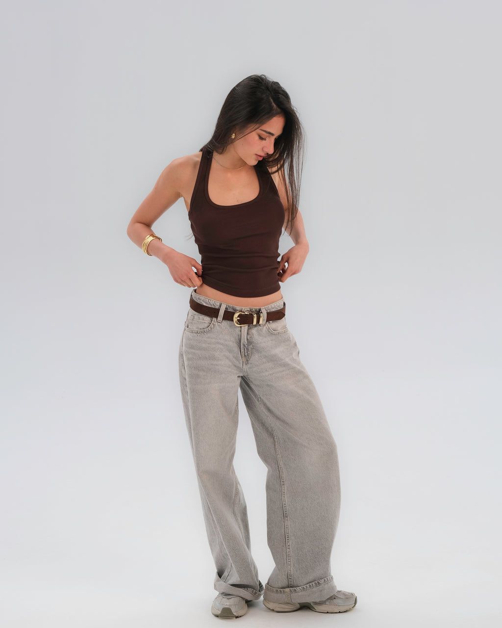 Ribbed Racerback Tank Top