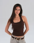 Ribbed Racerback Tank Top