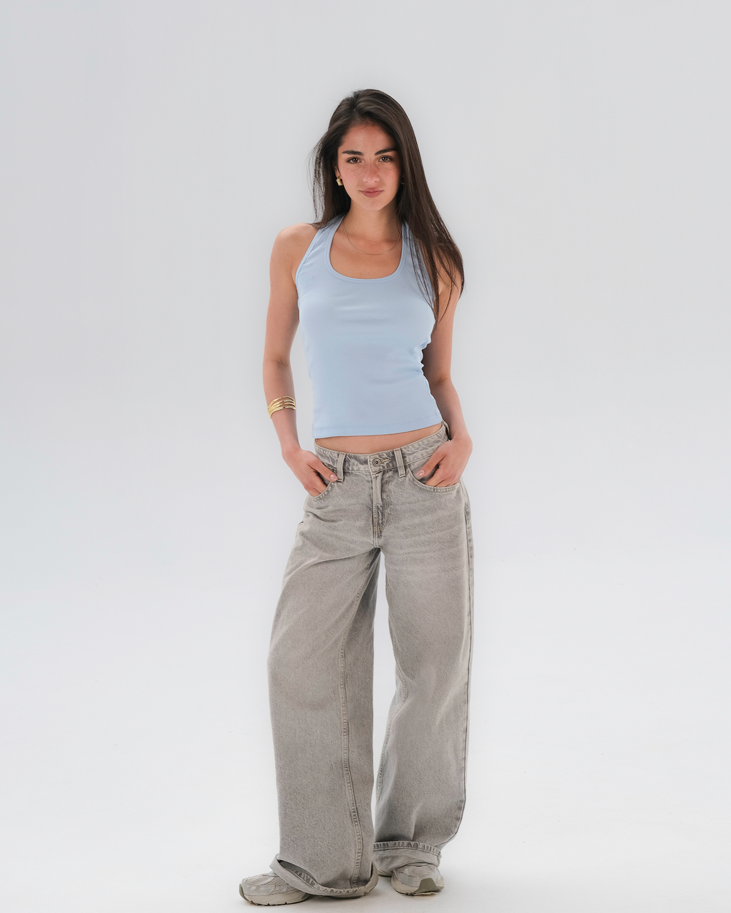 Ribbed Racerback Tank Top
