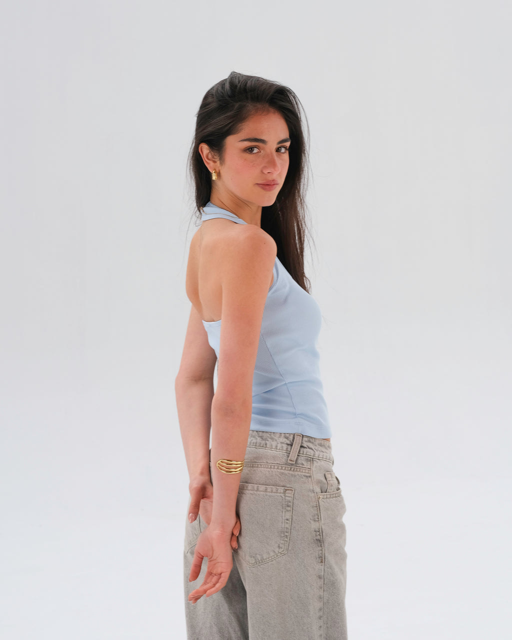 Ribbed Racerback Tank Top