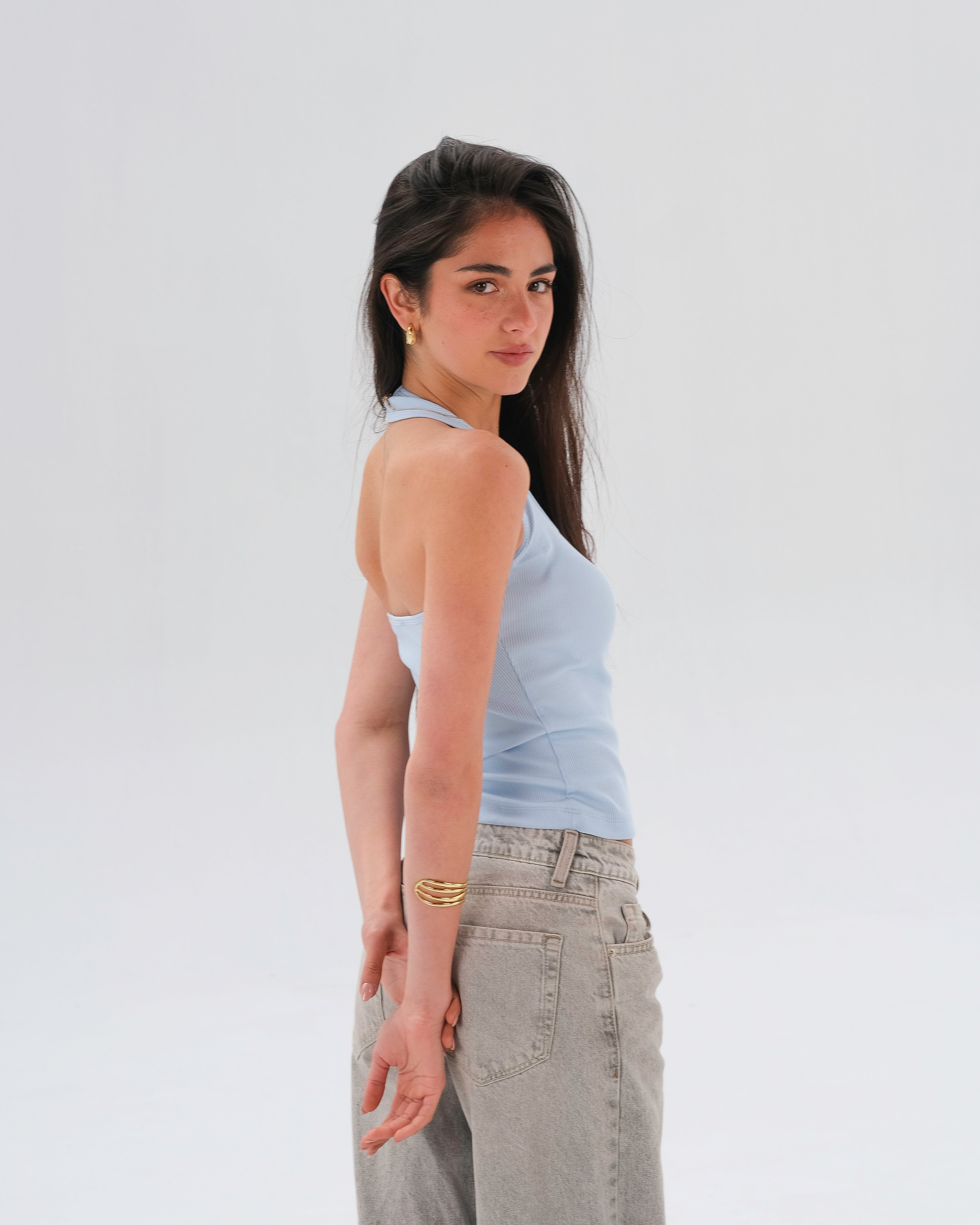 Ribbed Racerback Tank Top
