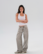 Ribbed Racerback Tank Top
