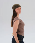 Cap Sleeve Ribbed Top