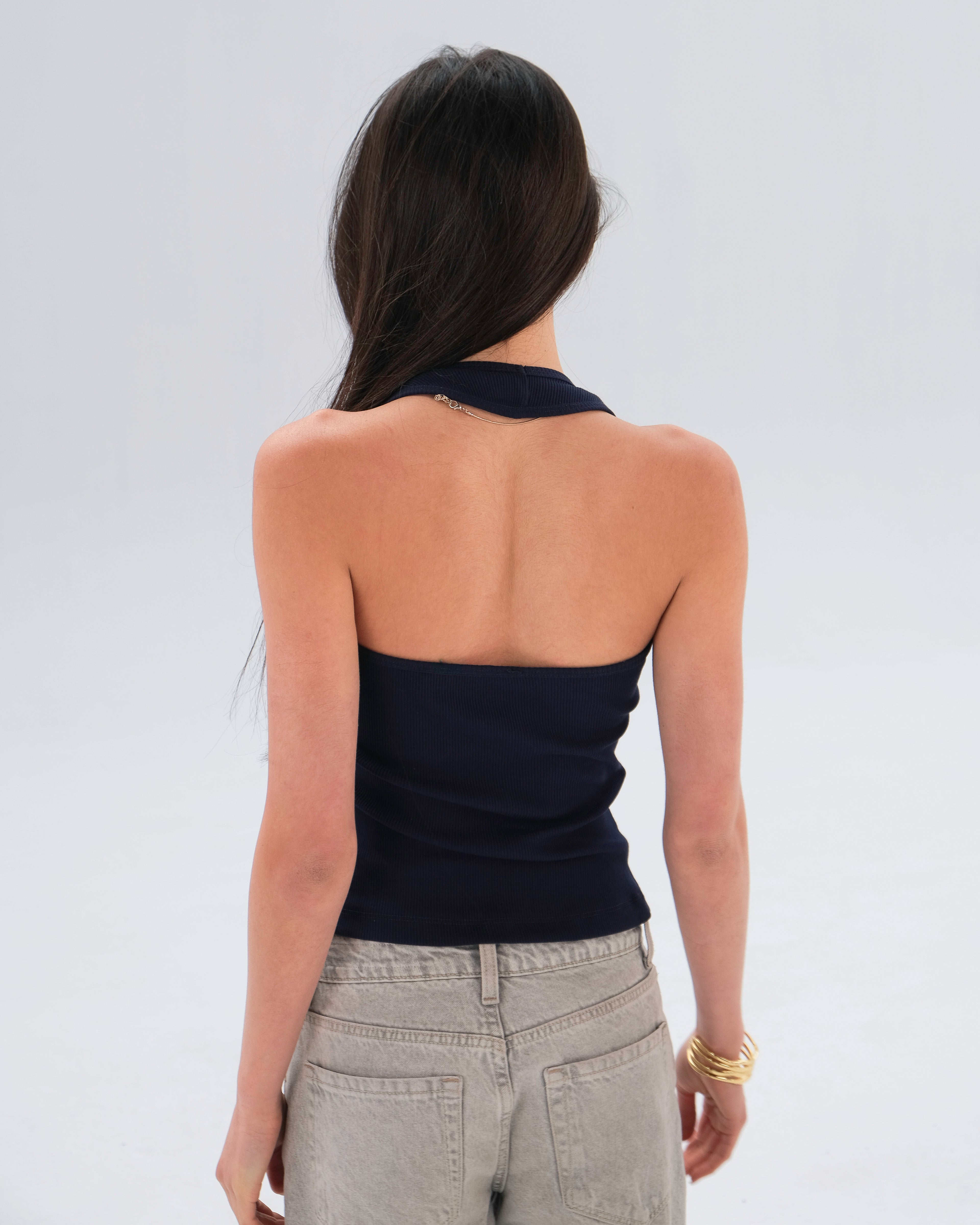 Ribbed Racerback Tank Top