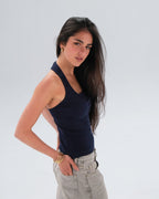 Ribbed Racerback Tank Top