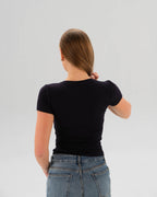V-Neck Fitted Top