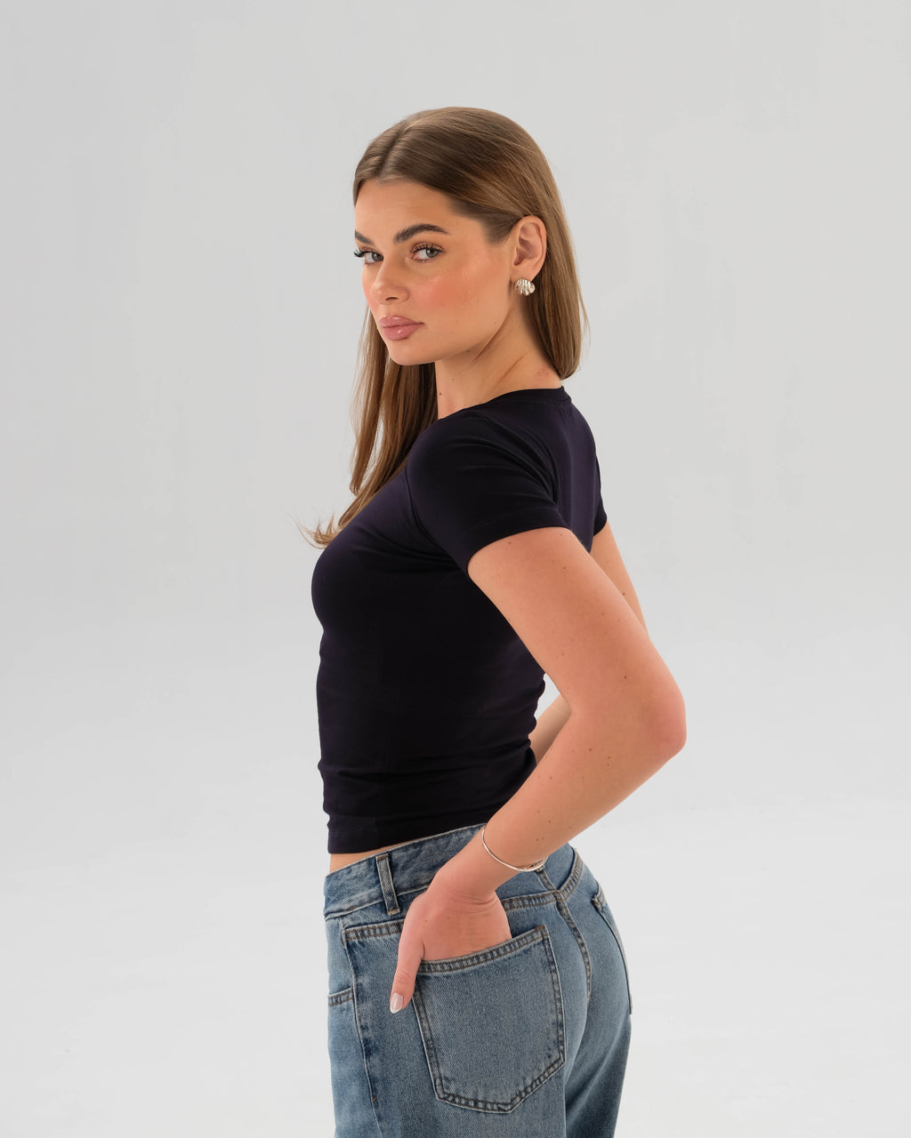 V-Neck Fitted Top