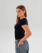 V-Neck Fitted Top