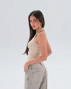 Ribbed Racerback Tank Top