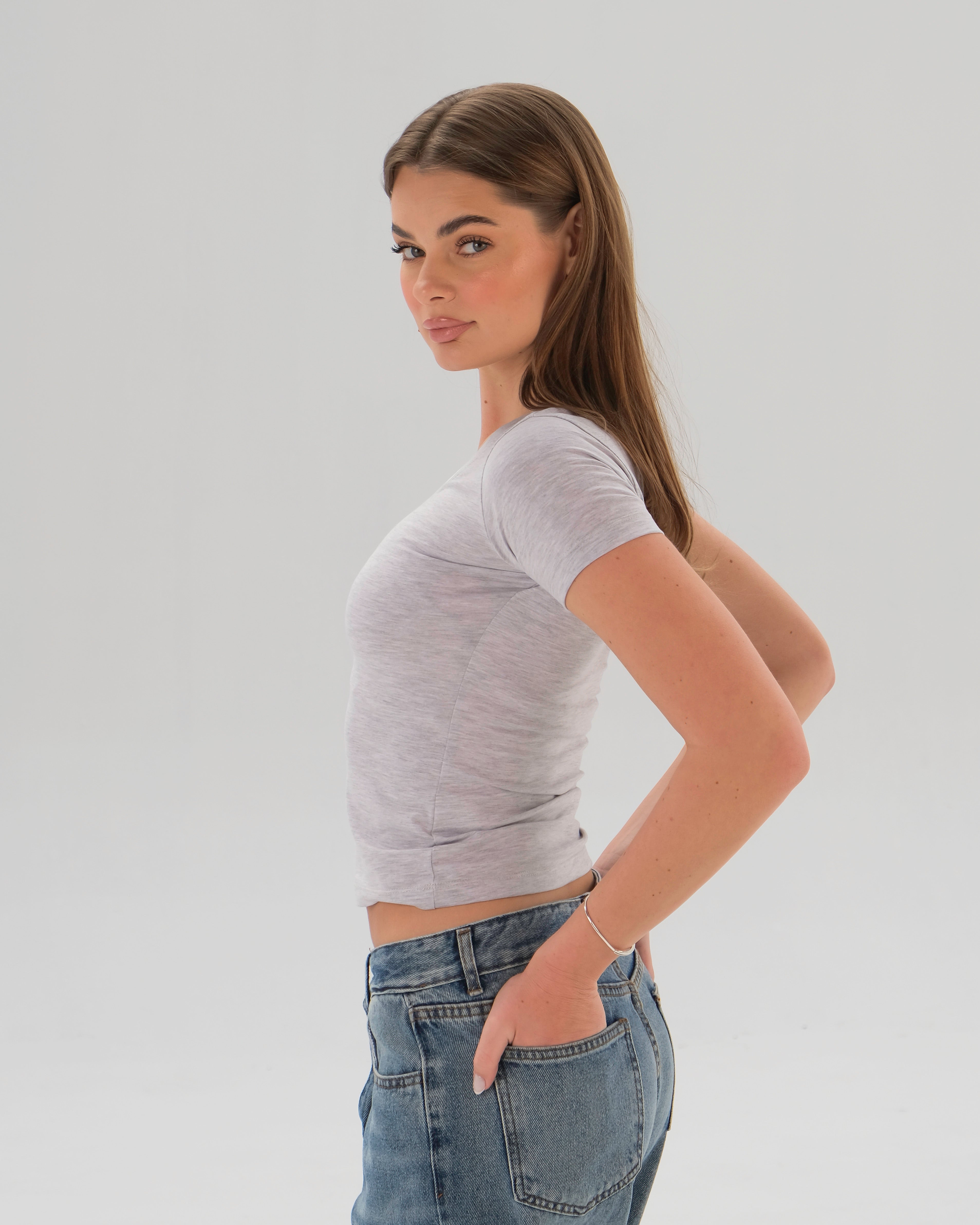 V-Neck Fitted Top