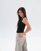 Ribbed Racerback Tank Top