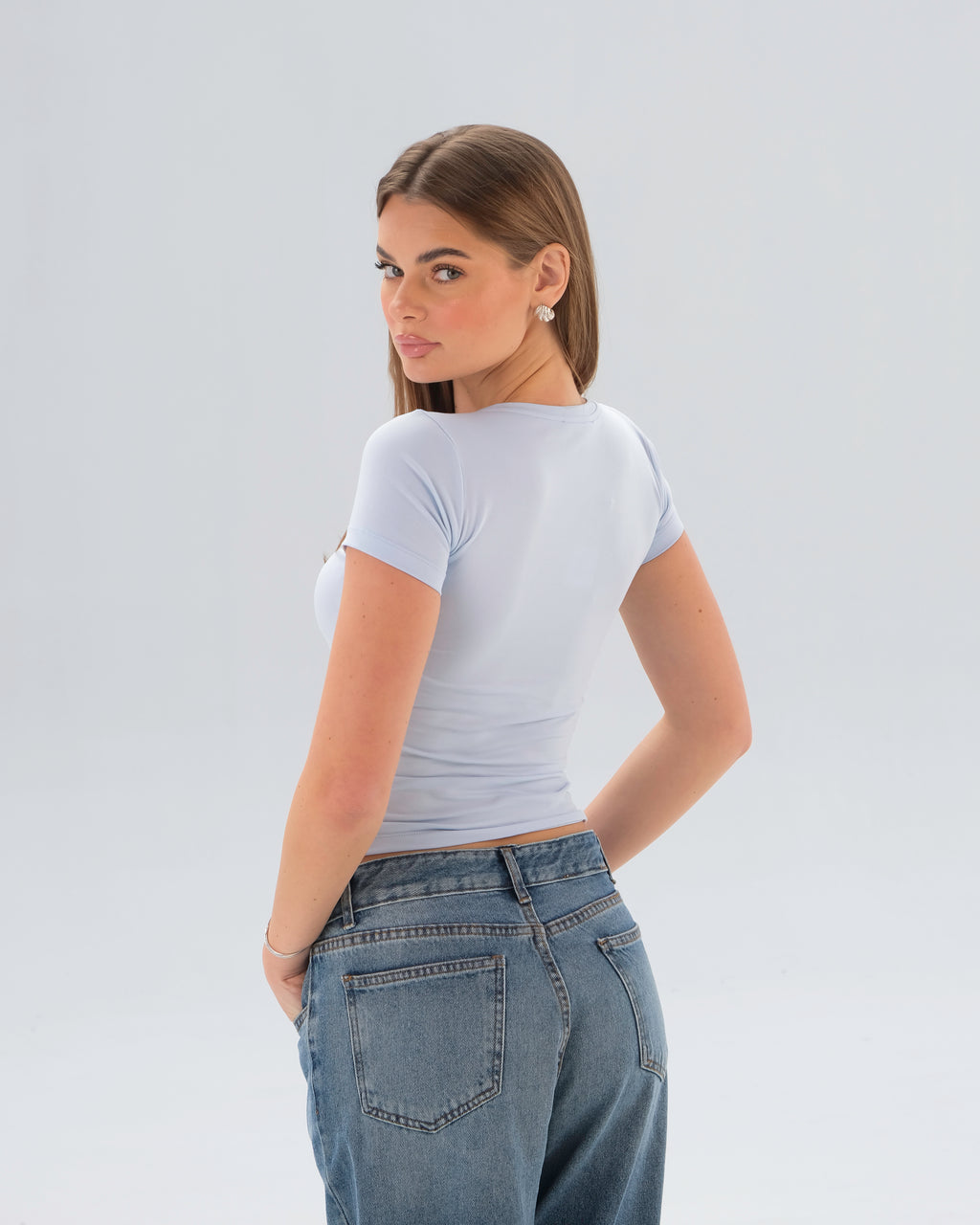 V-Neck Fitted Top