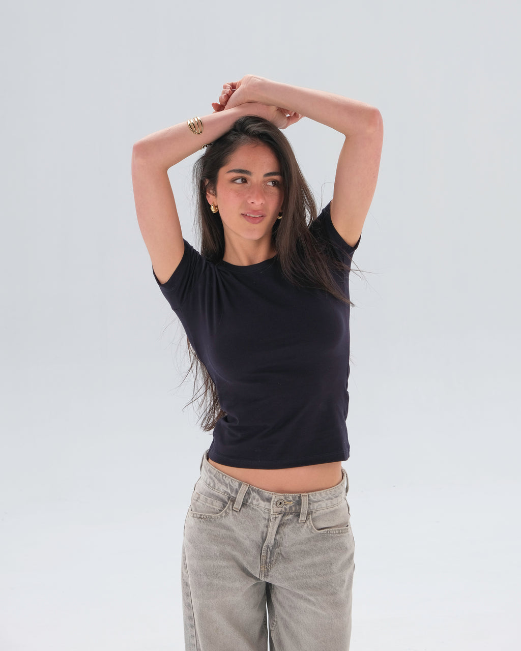 Fitted Short Sleeve Top