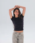 Fitted Short Sleeve Top
