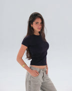 Fitted Short Sleeve Top