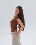 Fitted Short Sleeve Top