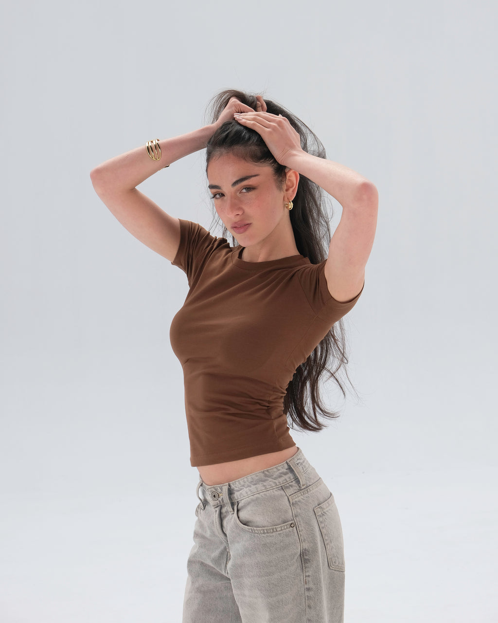Fitted Short Sleeve Top