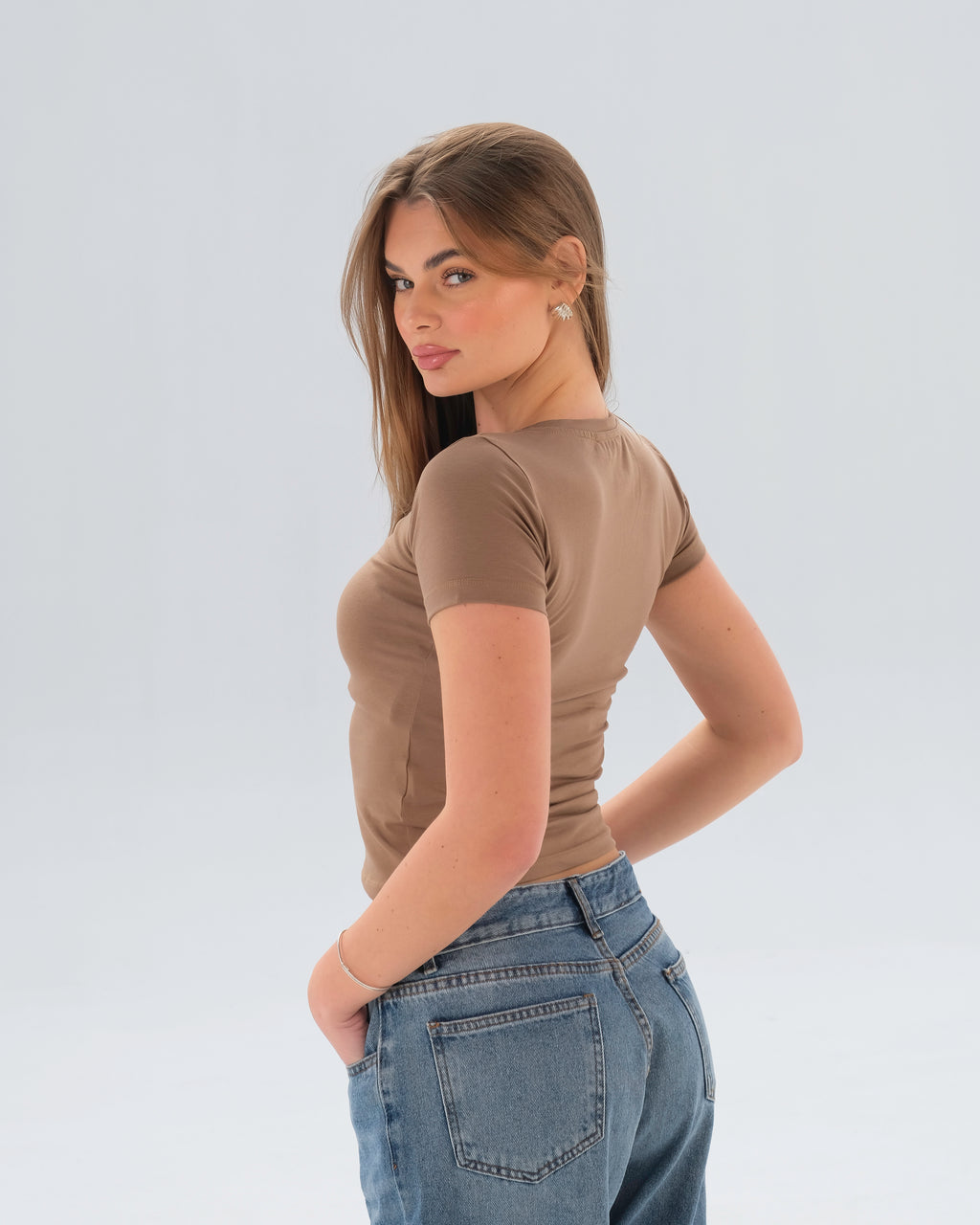 V-Neck Fitted Top