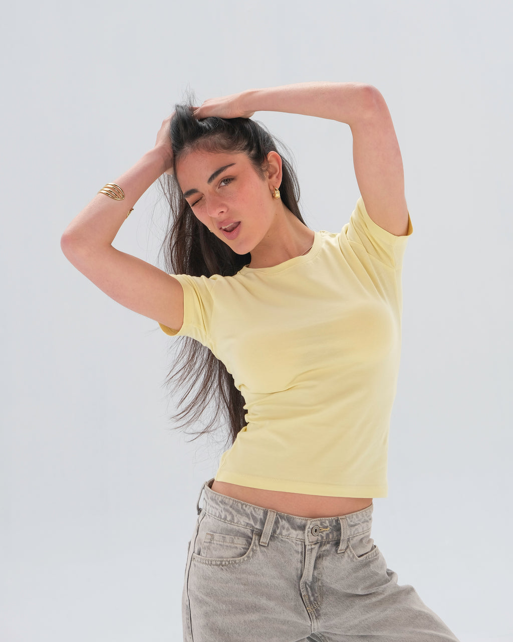 Fitted Short Sleeve Top