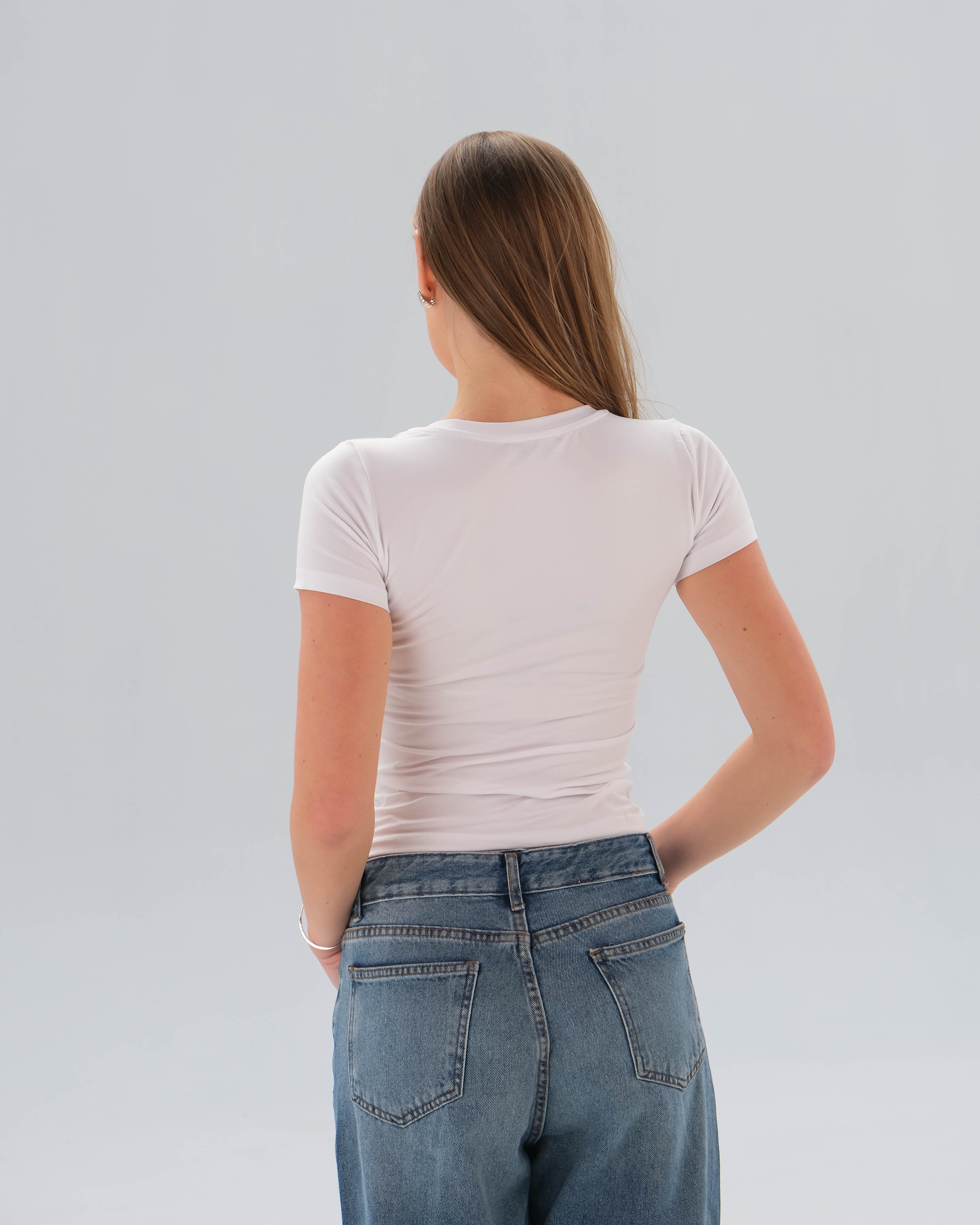 V-Neck Fitted Top