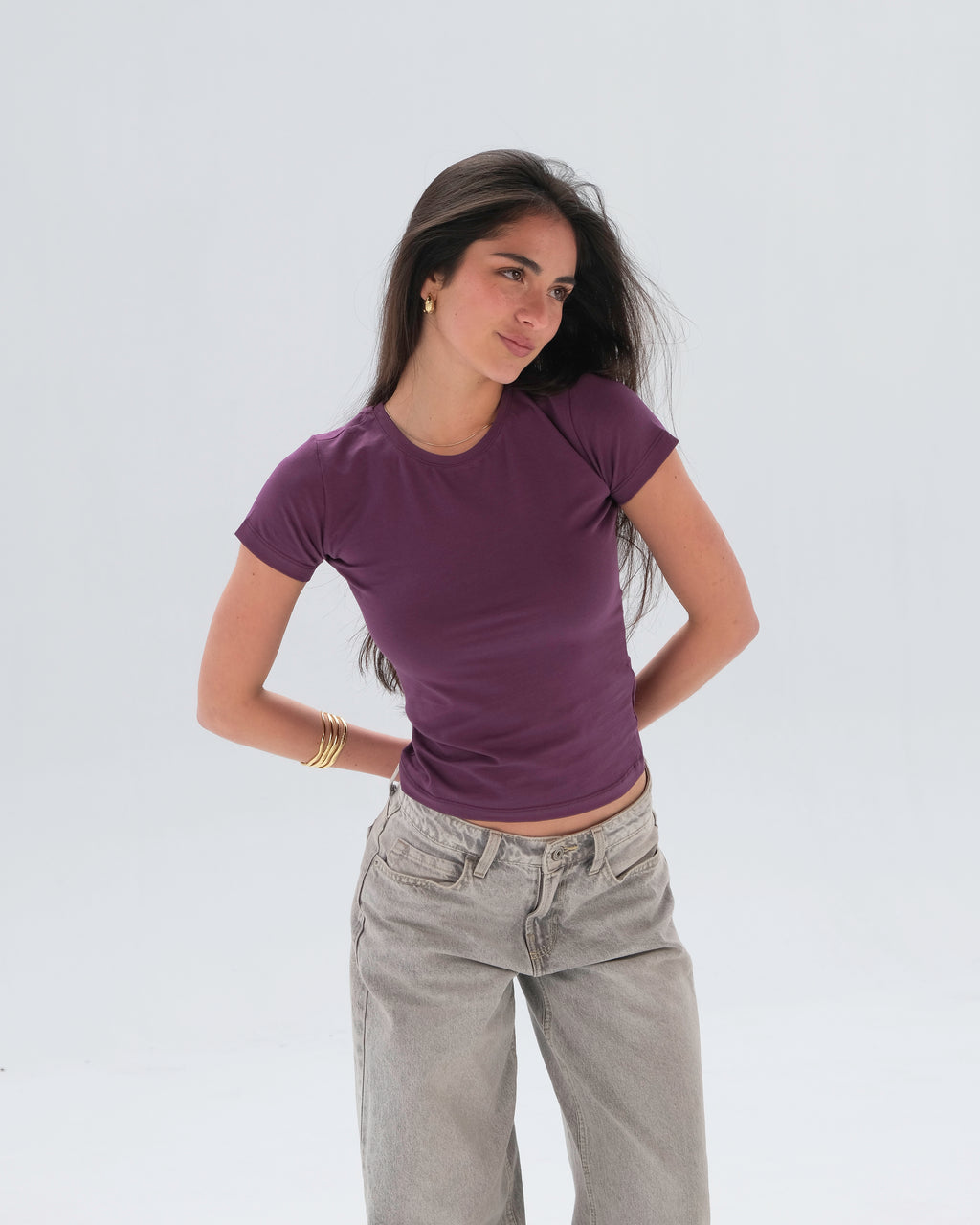 Fitted Short Sleeve Top