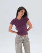 Fitted Short Sleeve Top