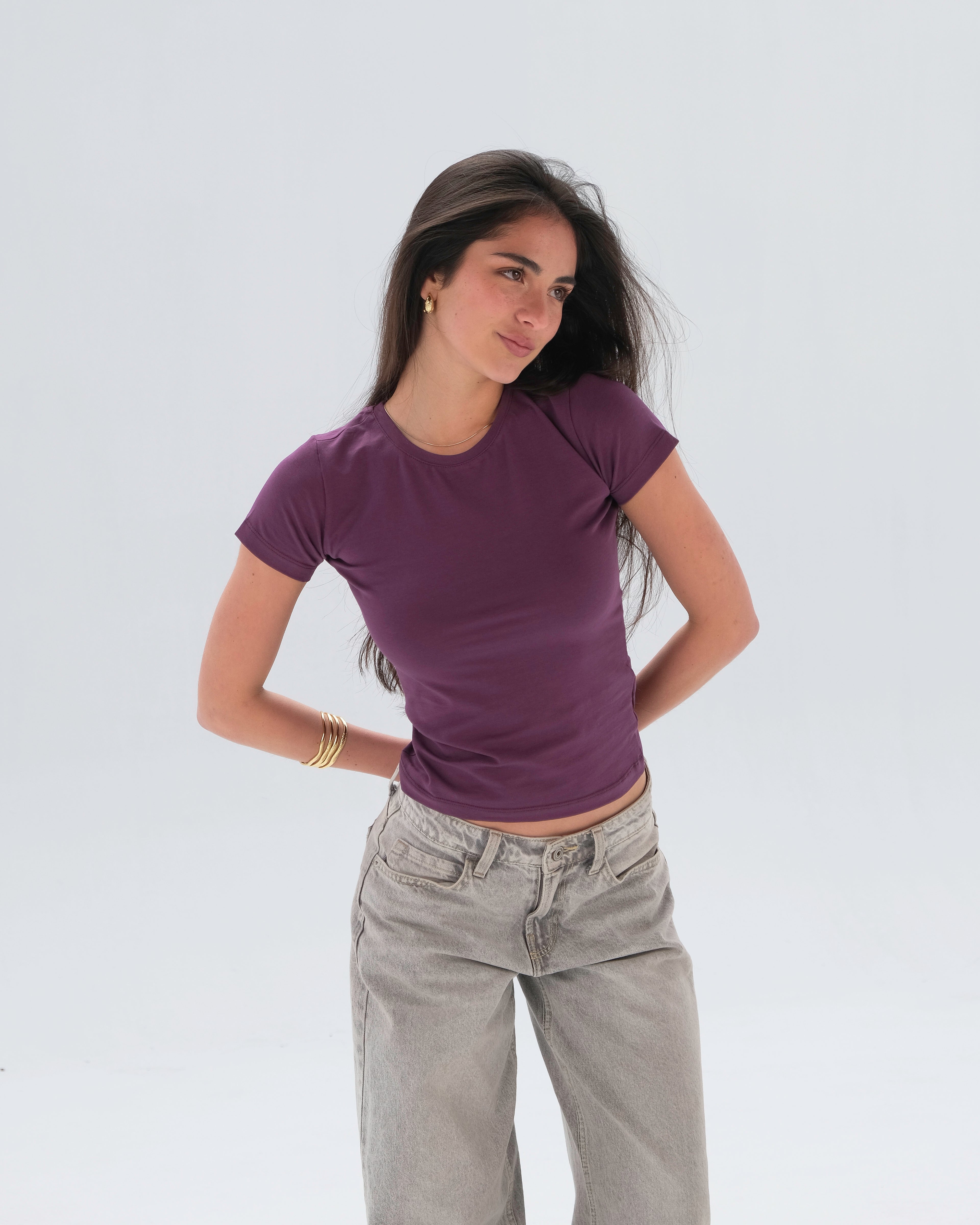 Fitted Short Sleeve Top
