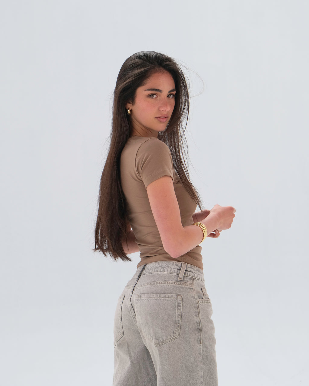 Fitted Short Sleeve Top
