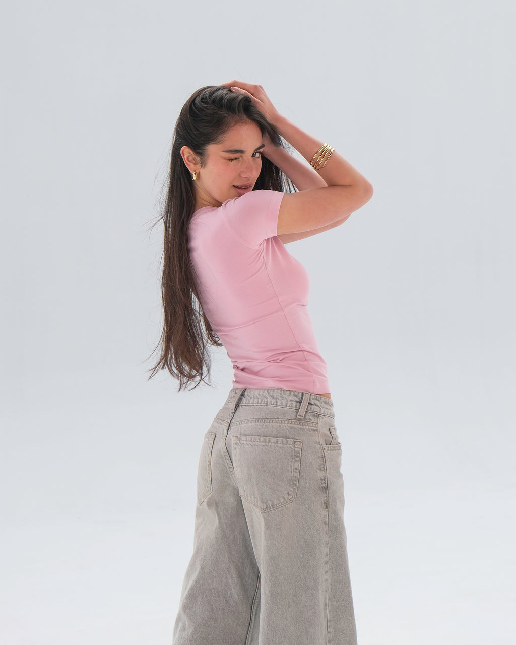 Fitted Short Sleeve Top