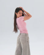 Fitted Short Sleeve Top