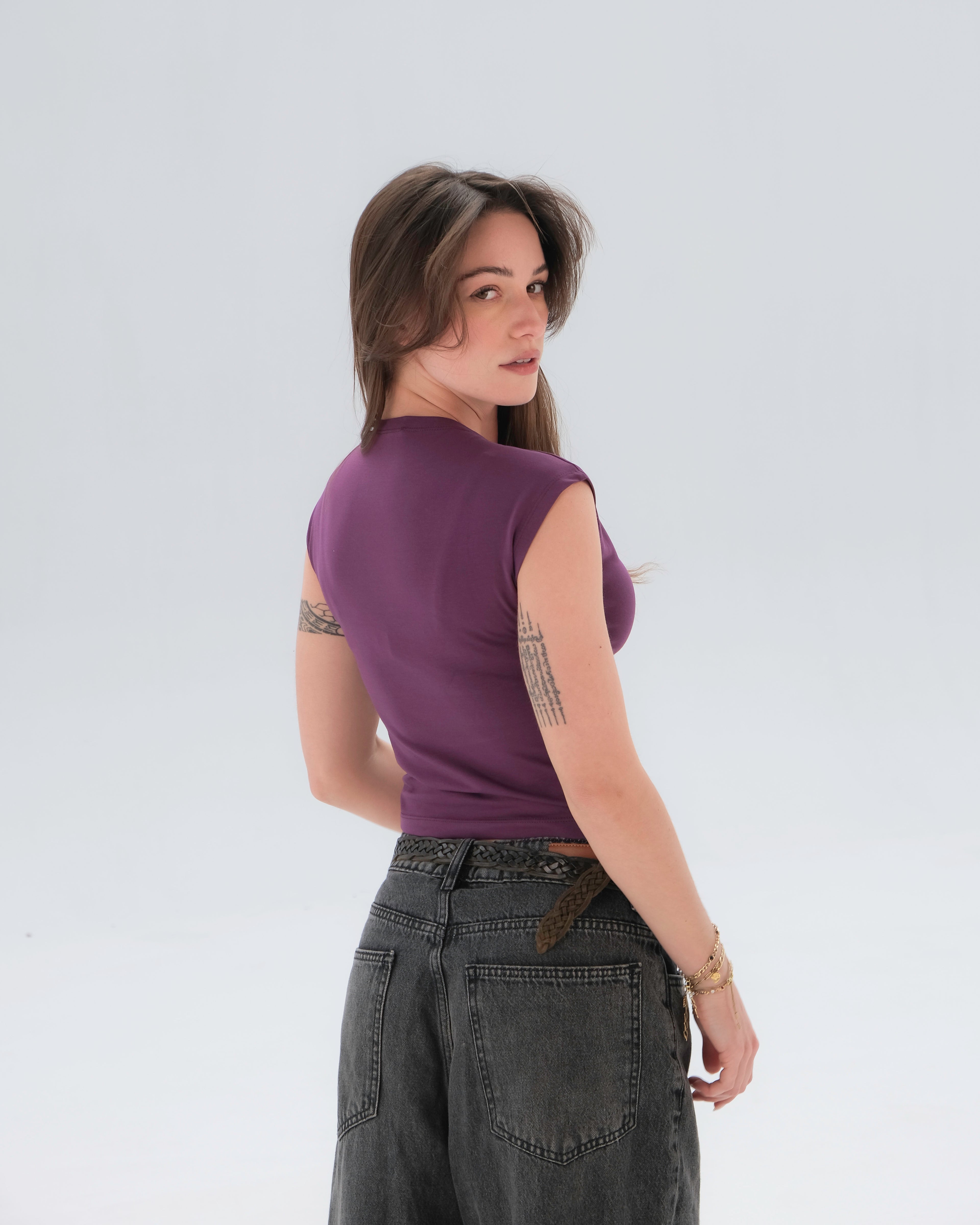 Sleeveless Fitted Top