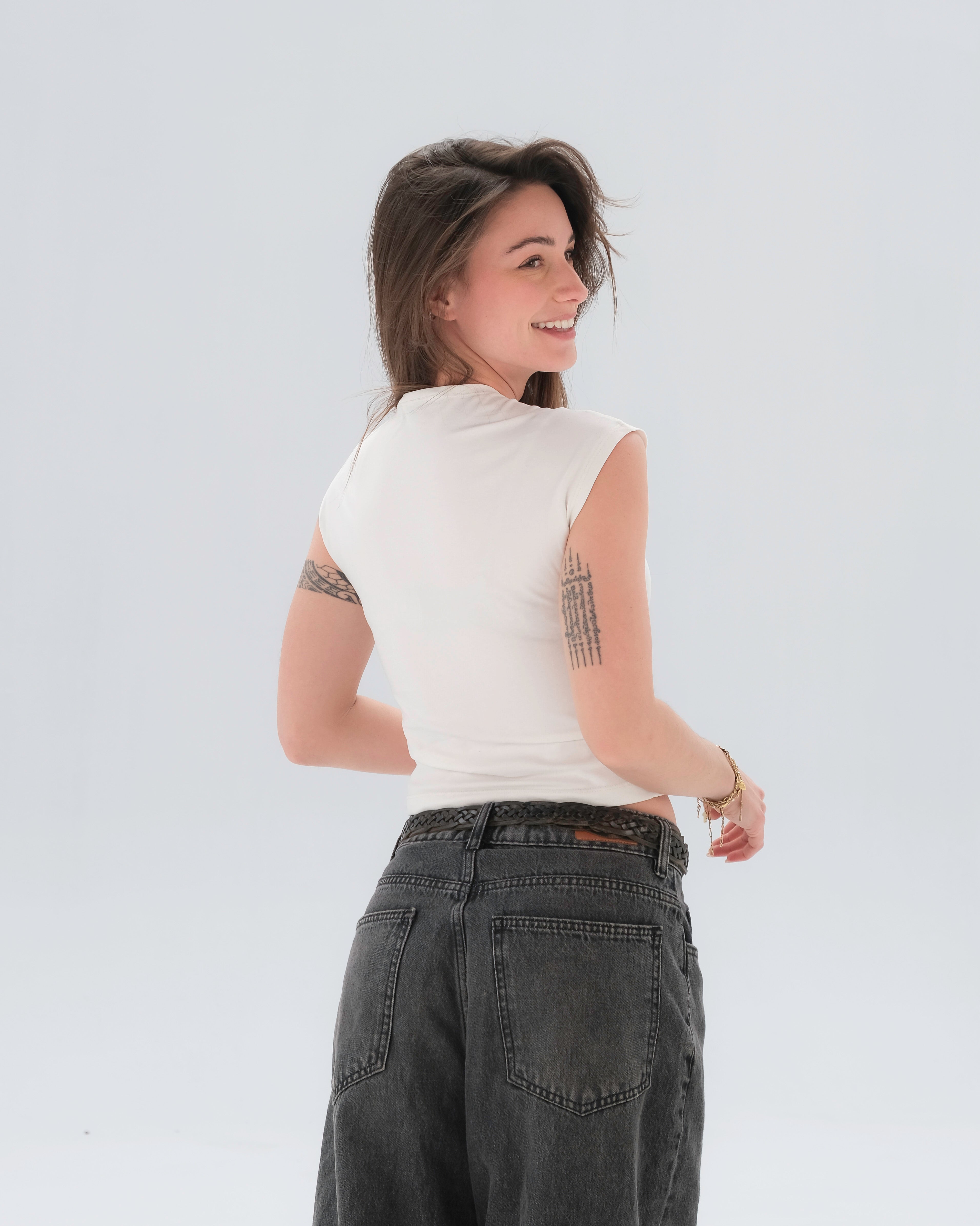 Sleeveless Fitted Top