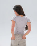 Fitted Short Sleeve Top