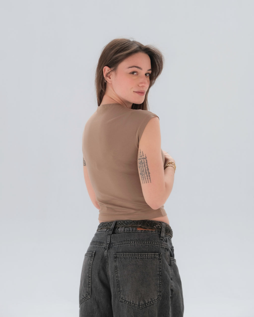 Sleeveless Fitted Top