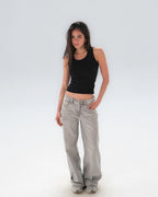 Ribbed Sleeveless Top