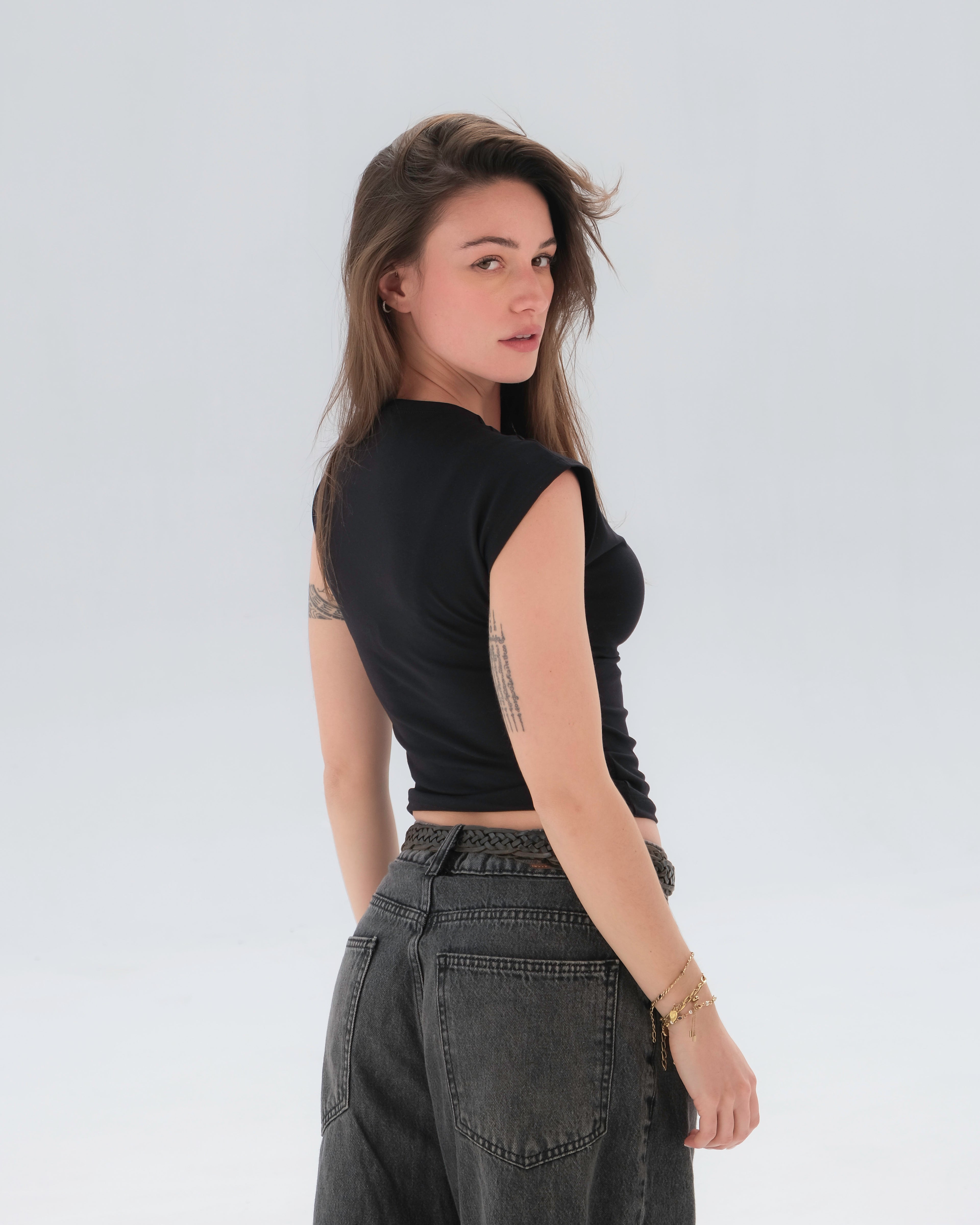 Sleeveless Fitted Top