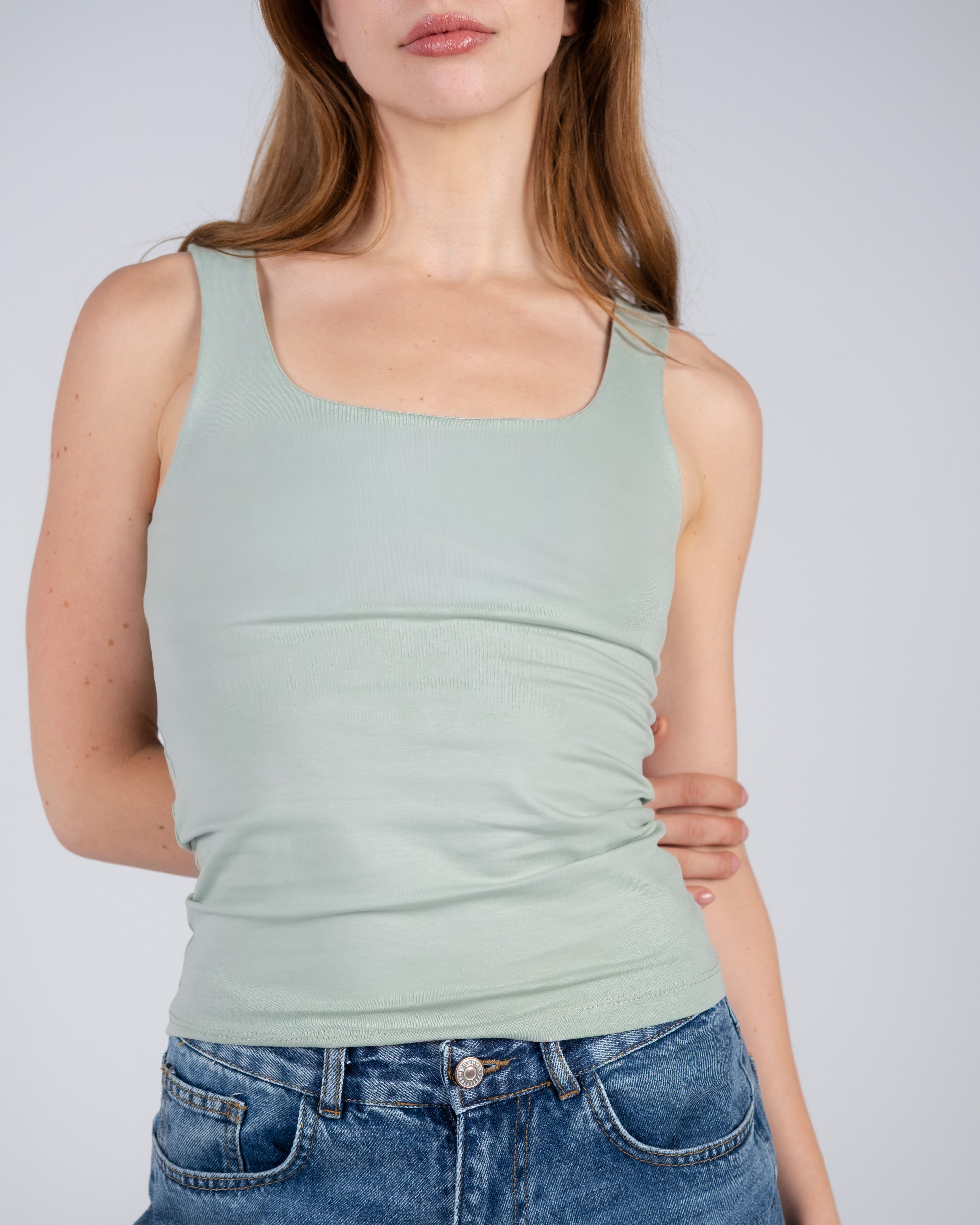 Square Neck Tank Top
