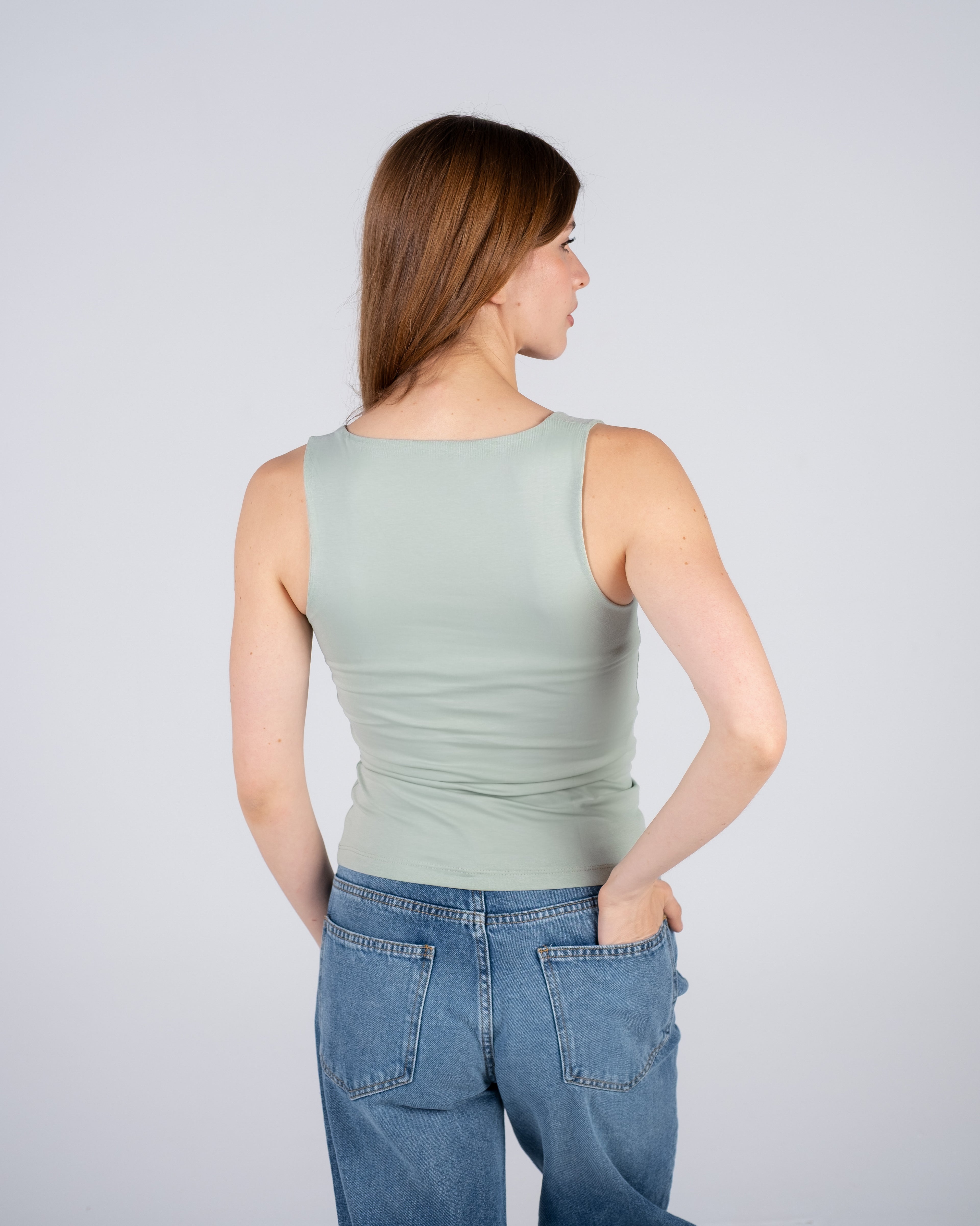 Square Neck Tank Top