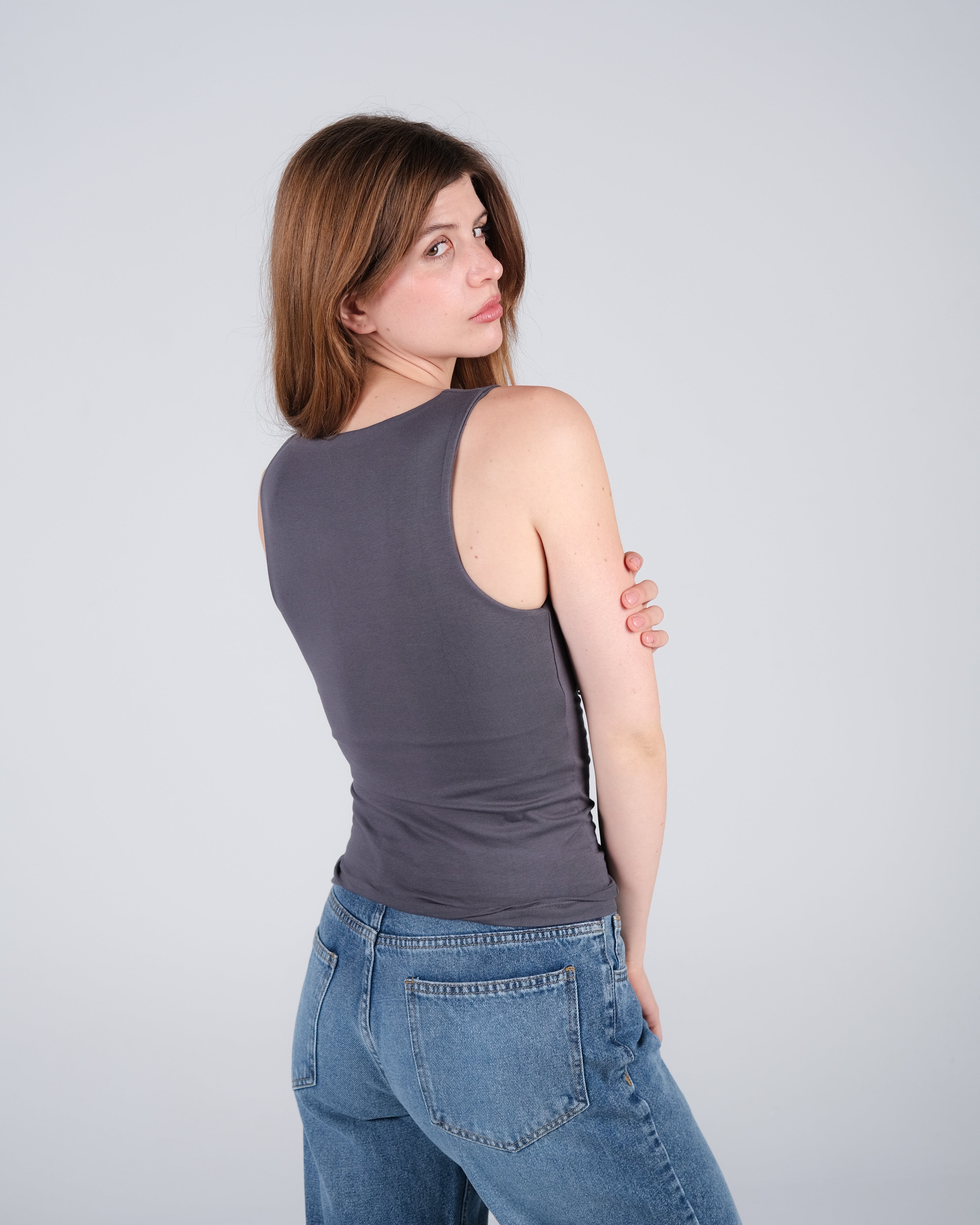 Square Neck Tank Top