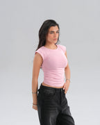 Cap Sleeve Fitted Top