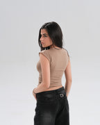 Cap Sleeve Fitted Top